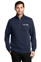 Image of Port Authority® Slub Fleece 1/4-Zip Pullover
