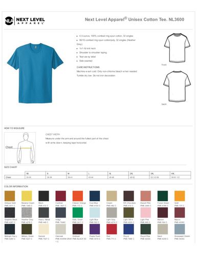 Next Level Unisex Cotton Tee image thumbnail