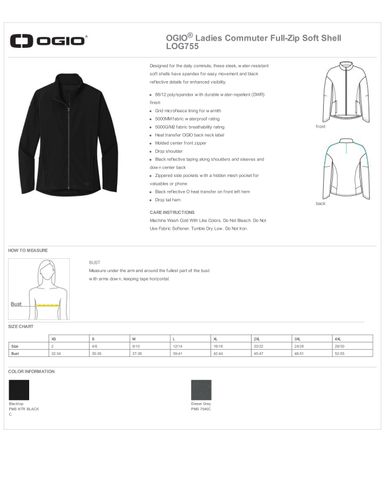 OGIO Ladies Commuter Full-Zip Soft Shell  image thumbnail