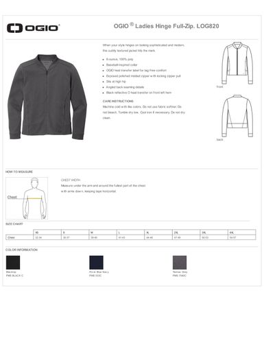 OGIO Ladies Hinge Full-Zip image thumbnail