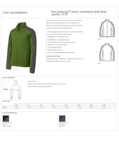 Port Authority® Active Colorblock Soft Shell Jacket image thumbnail