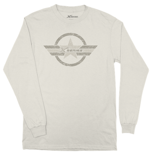 XSERIES CREAM MILITARY LONG SLEEVE TEE image thumbnail