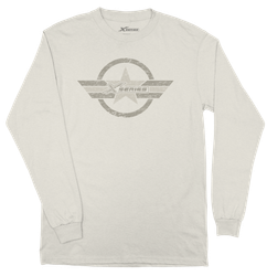 Image of XSERIES CREAM MILITARY LONG SLEEVE TEE