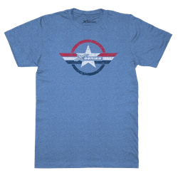 Image of XSERIES BLUE MILITARY SHORT SLEEVE TEE