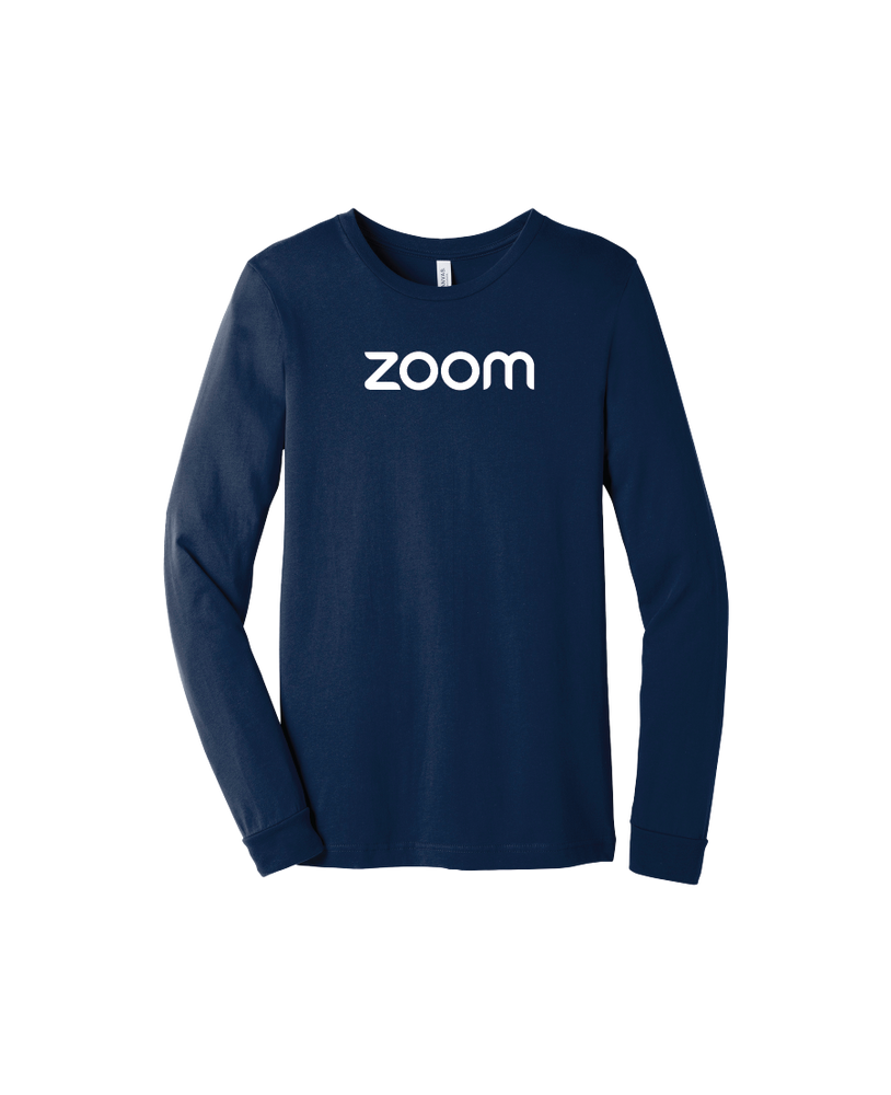 Unisex Jersey Long Sleeve Tee - Navy primary image