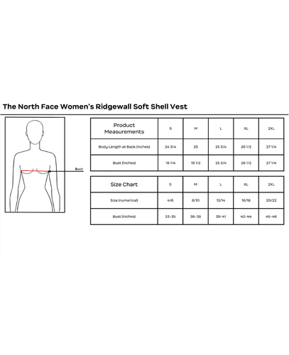 The North Face Ridgewall Soft Shell Vest - Women's  image thumbnail