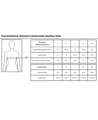 TravisMathew Oceanside Heather Polo - Women's  image thumbnail