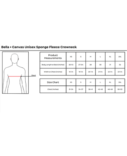 Unisex Sponge Fleece Crewneck - Grey image thumbnail