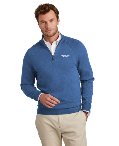 Image of Brooks Brothers 1/4-Zip Sweater - Men's