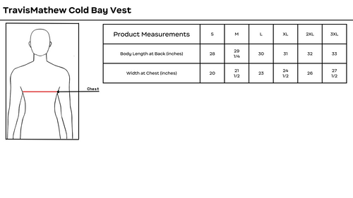 TravisMathew Men's Cold Bay Vest (Gray) image thumbnail