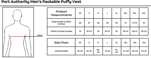 Men's Packable Puffer Vest image thumbnail