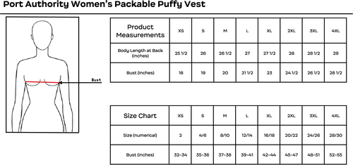 Port Authority Women's Packable Puffer Vest (Black) image thumbnail