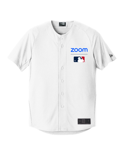 Image of Zoom | MLB Baseball Jersey - WHITE