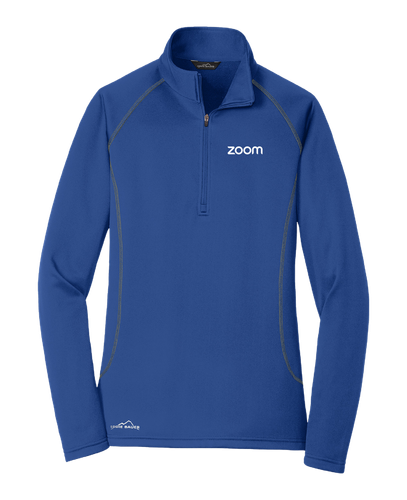 Eddie Bauer Women's Smooth Fleece 1/2-Zip - COBALT BLUE image thumbnail