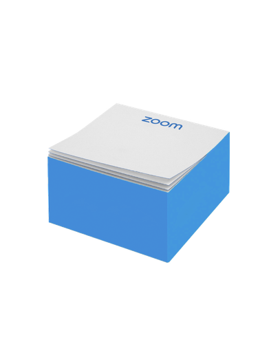 Zoom Post-It Cube