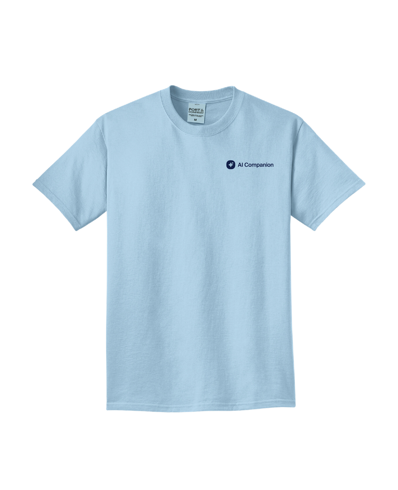 AI Companion Unisex Tee - Glacier Blue primary image