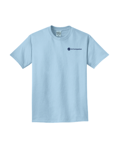 Image of AI Companion Unisex Tee - Glacier Blue