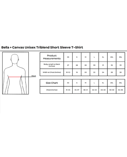 Workvivo Unisex Triblend Short Sleeve Tee - Navy image thumbnail