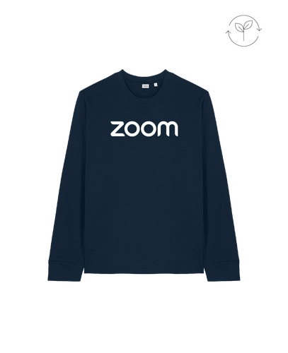 Image of Unisex Organic Cotton Long Sleeve T - FRENCH NAVY
