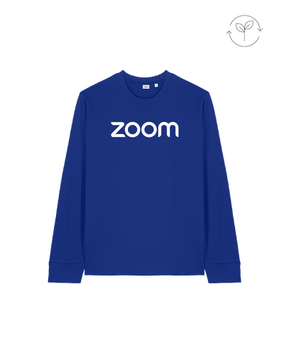 Image of Unisex Organic Cotton Long Sleeve T - WORKER BLUE