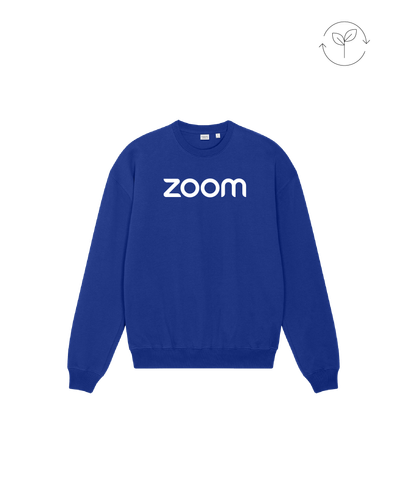 Image of Unisex Organic French Terry Crewneck - WORKER BLUE