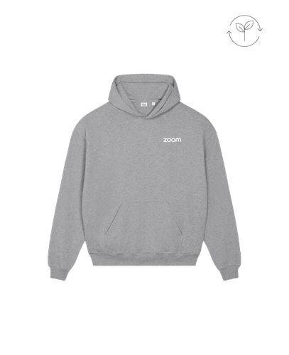 Image of FLC Unisex Organic French Terry Hoodie - HEATHER GREY