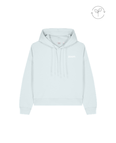 Image of Ladies' Organic Cotton Hoodie - BLUE ICE