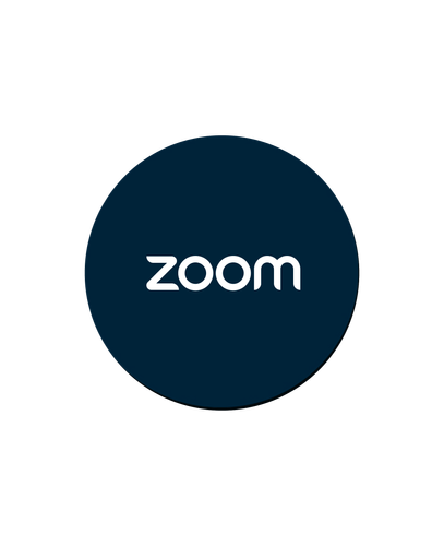 Image of Zoom 8" Round Mousepad