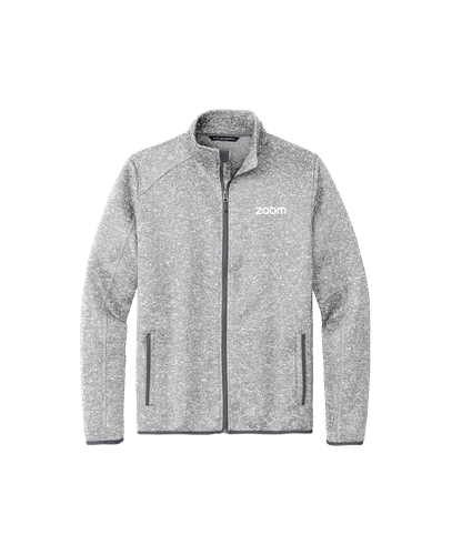 Image of Port Authority Sweater Fleece Jacket - Men's - Light Grey