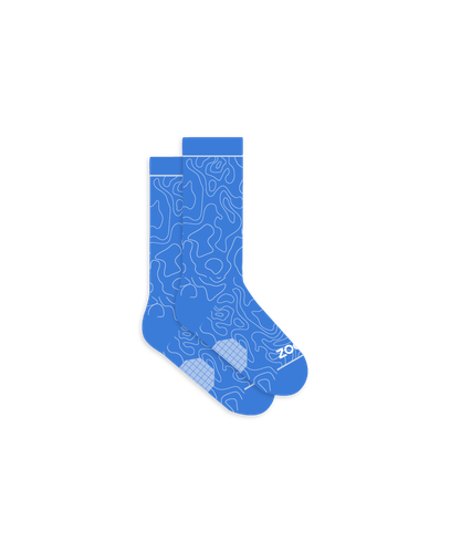 Image of Cotton Crew Socks - BLUES