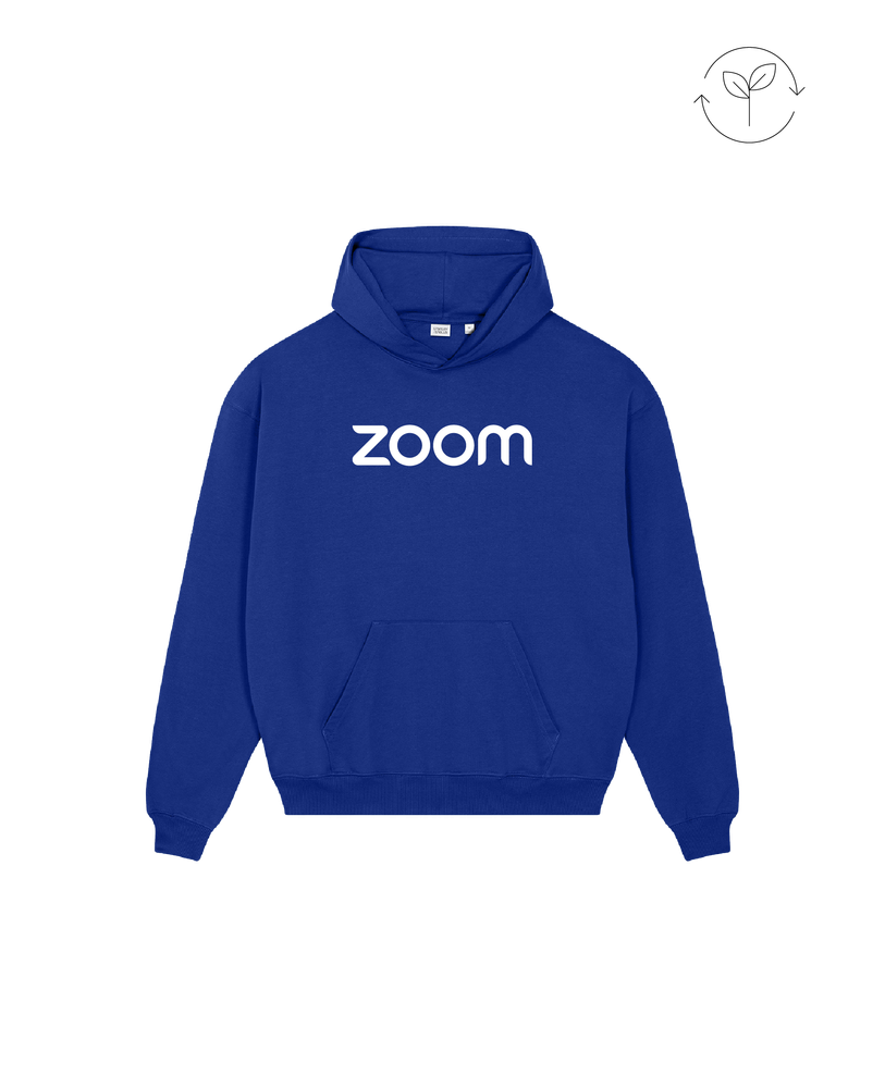 Unisex Organic French Terry Hoodie - WORKER BLUE primary image