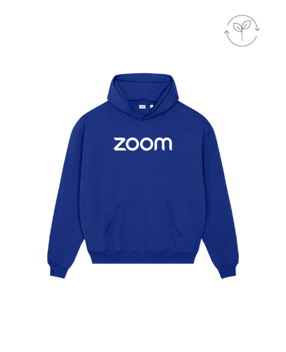 Image of Unisex Organic French Terry Hoodie - WORKER BLUE