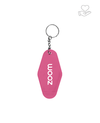 Image of Zoom Breast Cancer Awareness Keychain - Pink