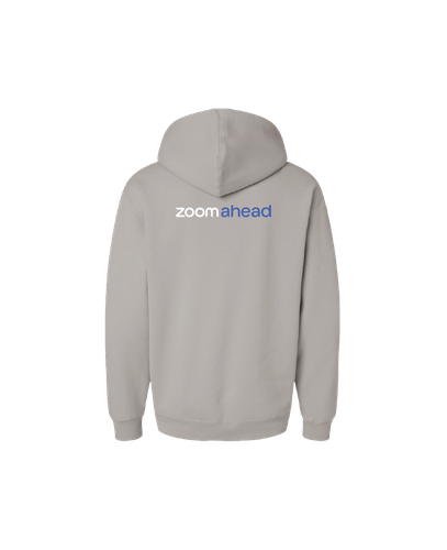 Zoom Ahead Hoodie Sweatshirt (Gray) image thumbnail