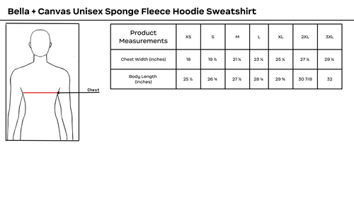 BELLA+CANVAS Unisex Sponge Fleece Hoodie Sweatshirt (Royal Blue) image thumbnail