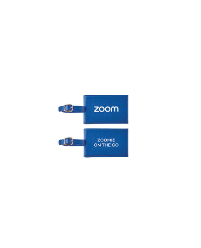 Donald Twin Zoomie High-End Luggage Tags 2-piece set (Blue)