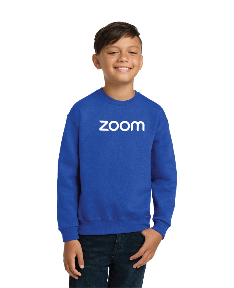 JERZEES Unisex Youth Crewneck Sweatshirt (Royal Blue) primary image