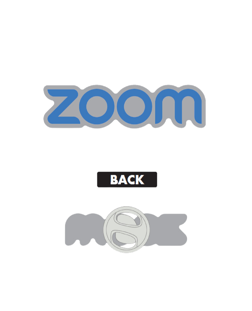 Zoom Soft Enamel Lapel Pin (Pin Back) primary image