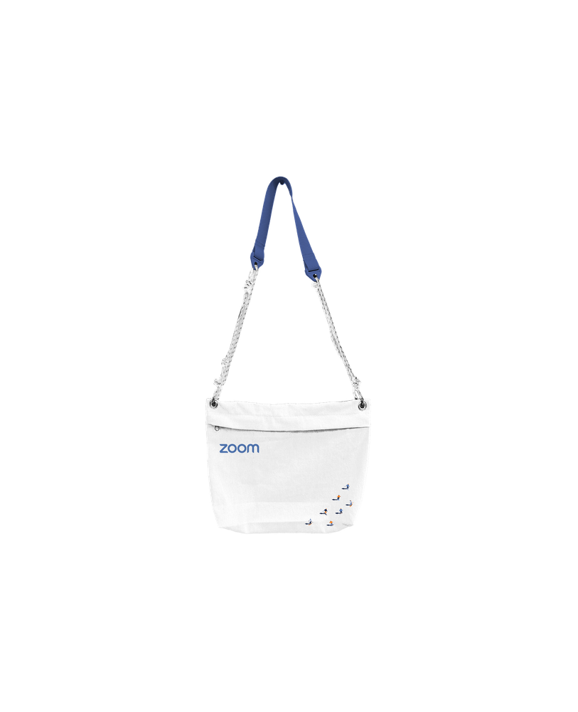 Apres Ski Rope Bag (Off White/Blue) primary image