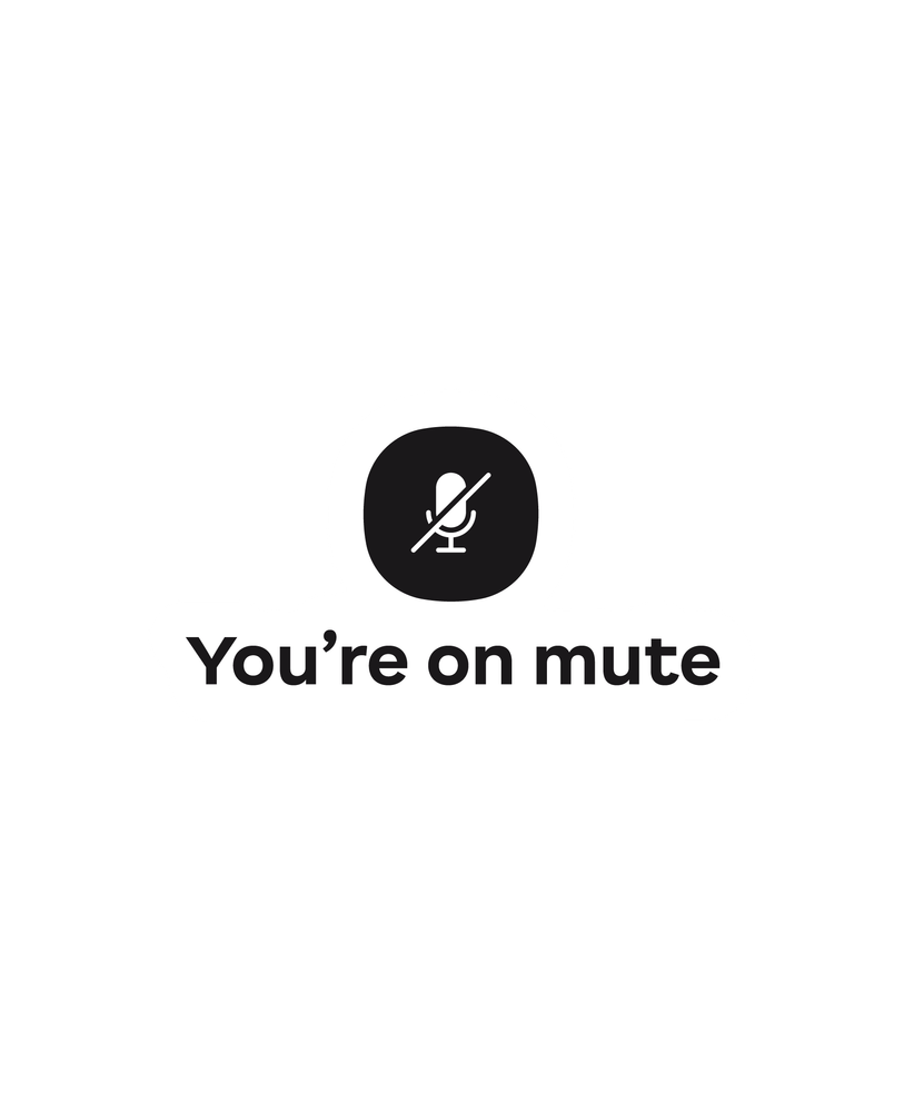 YOM / You're On Mute 3" Decal Sticker primary image