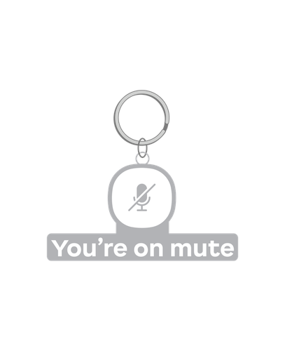 YOM / You're On Mute Soft Enamel Keychain