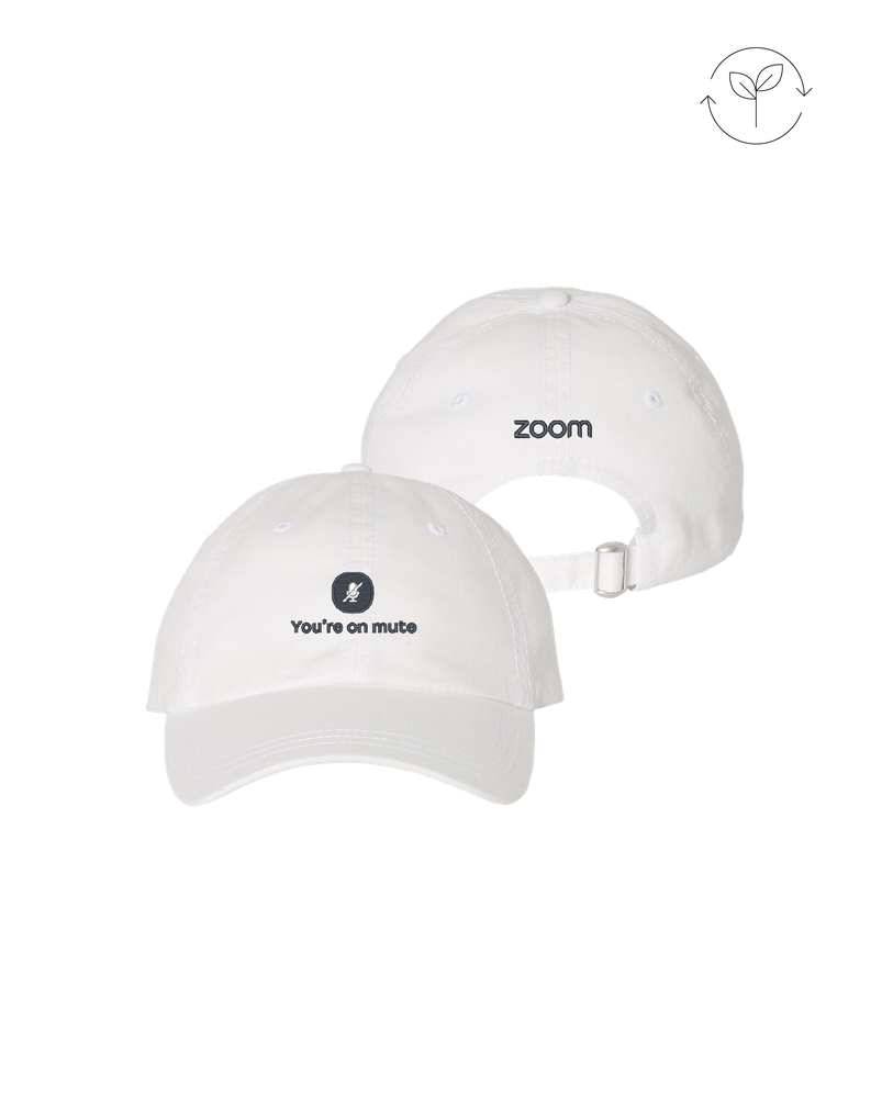 YOM / You're On Mute Dad Hat (Off White) primary image