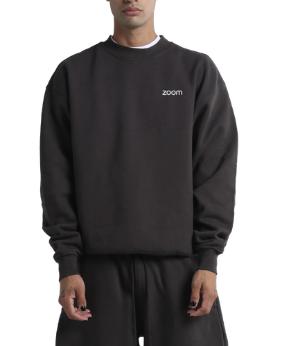 Shaka Wear Heavy Fleece Crewneck Sweatshirt (Dark Gray)