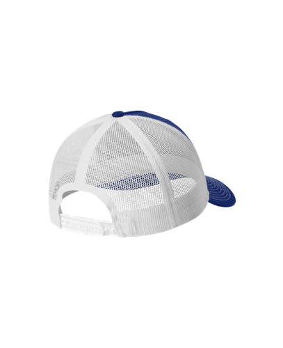 Snapback Five-Panel Trucker Hat (Blue) image thumbnail