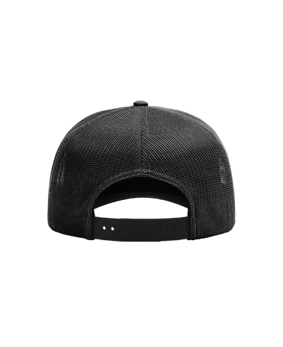 Richardson Five-Panel Champ Trucker Hat (Black) image thumbnail