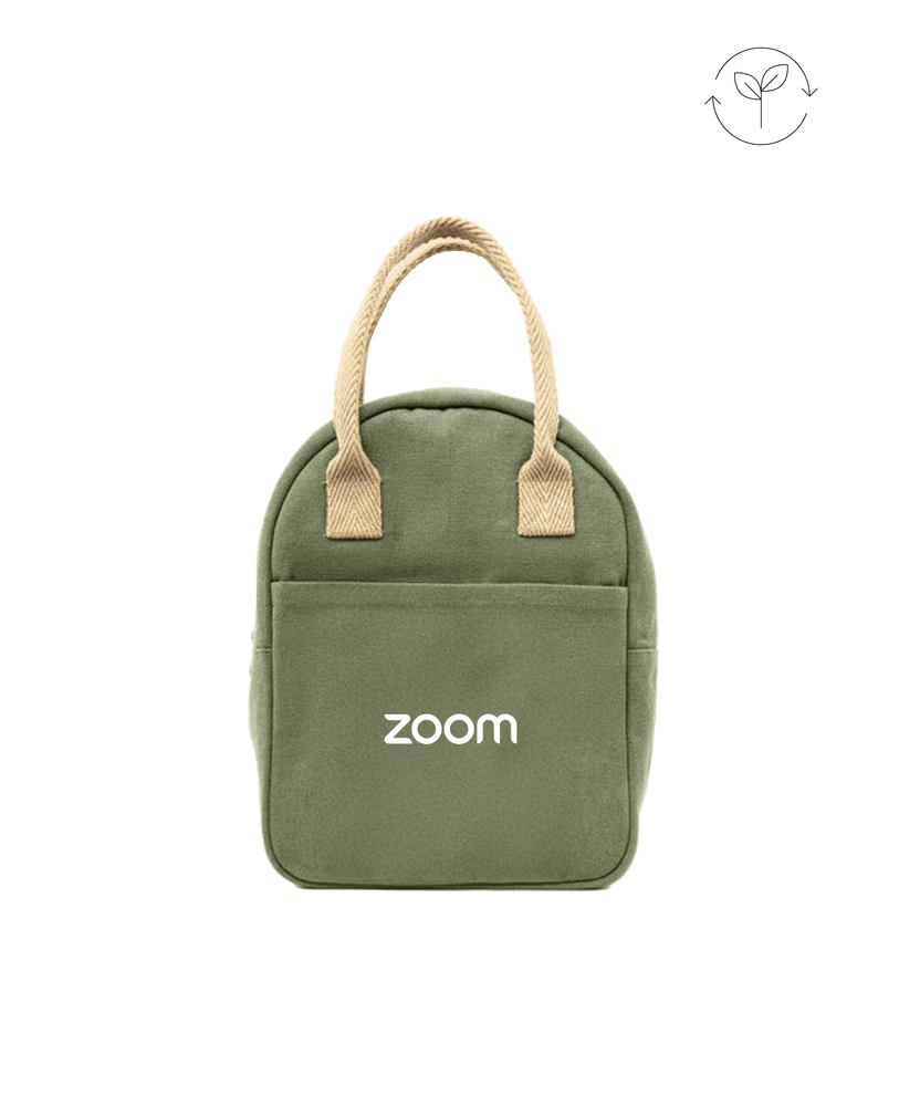 Earth Day Lunch Bag (Sage Green / Cream) primary image