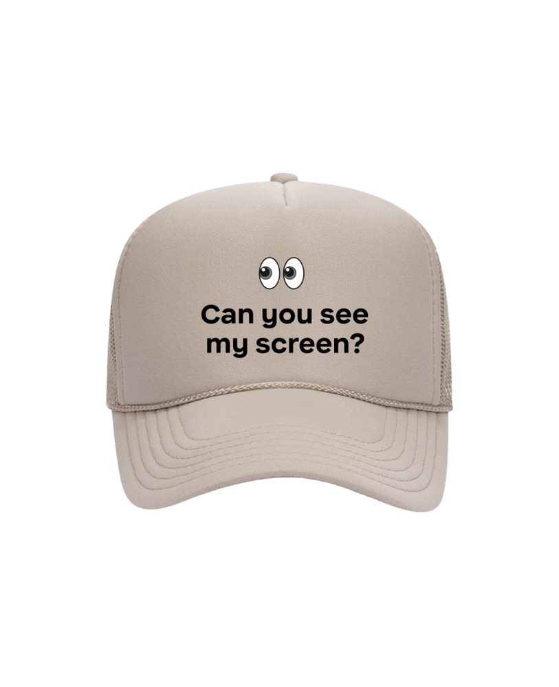 See My Screen Otto Trucker Hat (Tan)  primary image