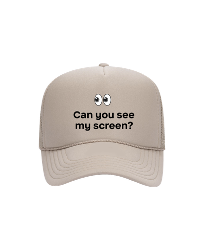 See My Screen Otto Trucker Hat (Tan) 