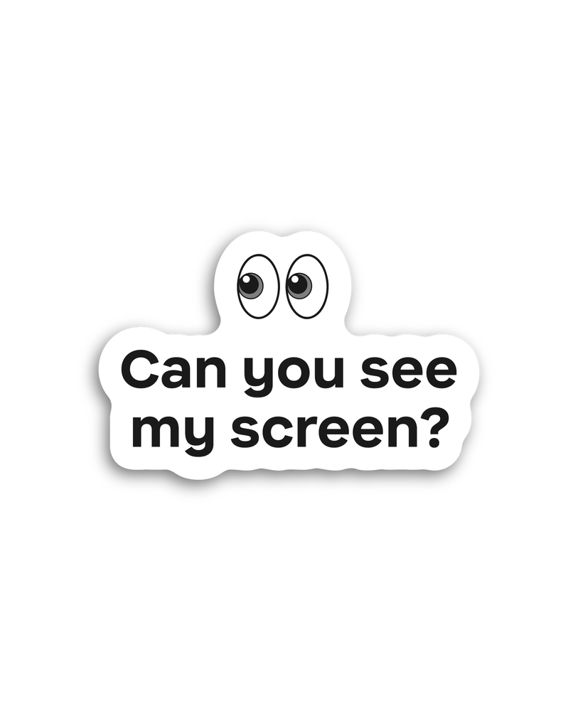 See My Screen 3" Decal Sticker primary image