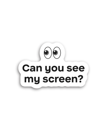 See My Screen 3" Decal Sticker